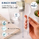500-Count Heavy Duty White Plastic  Spoons Disposable Cutlery Party Utensils Heavyweight