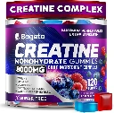 Creatine Gummies Complex + L-Carnitine + Taurine + Electrolytes 5g Sugar-Free Creatine Monohydrate Gummies for Women & Men, for Muscles Support, Vegan, 120 Count