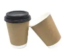 kraft paper hot cup 12 oz